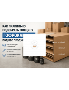 Как правильно подобрать толщину гофрокартона под вес продукции